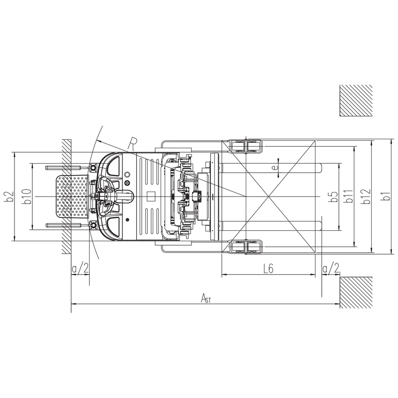 Stivuitor electric EVV15DDS/EVV20DDS-P cu platformă pentru operator