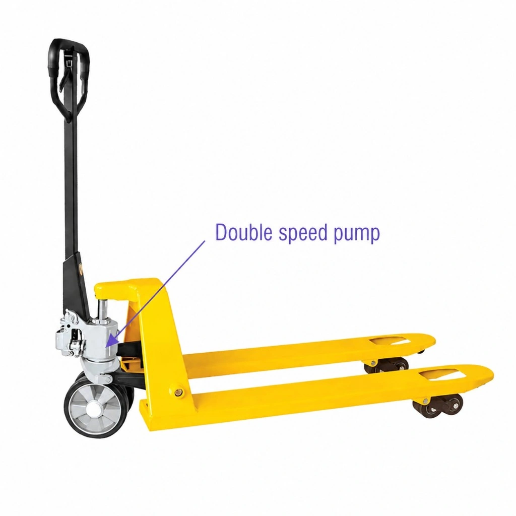 Transpalet manual cu ridicare rapidă (RPV2500BP) 2500 kg
