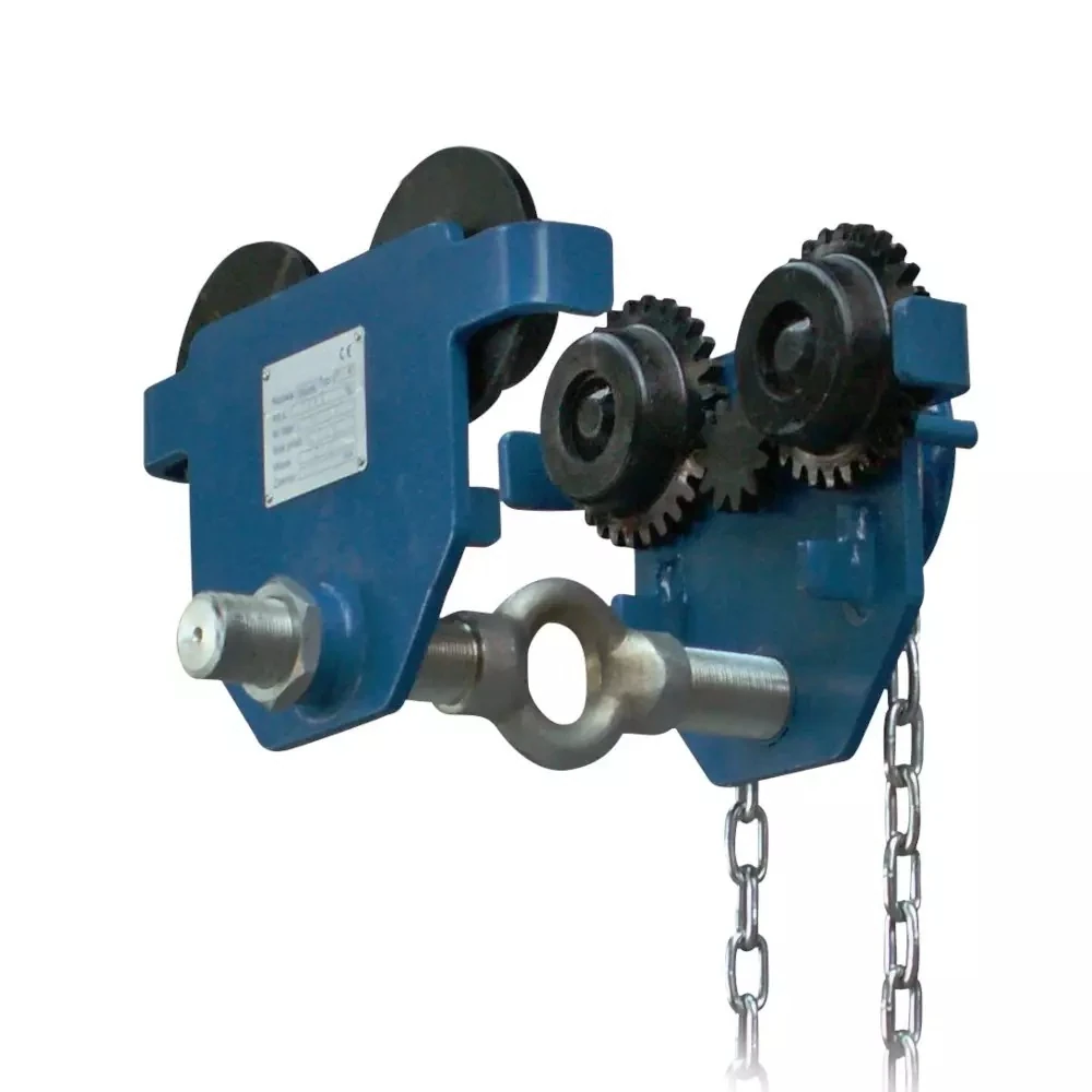 Cărucior de translație cu lanț pentru grindă cu talpă lată (MGW-TROLLEY), 1.000–5.000 kg