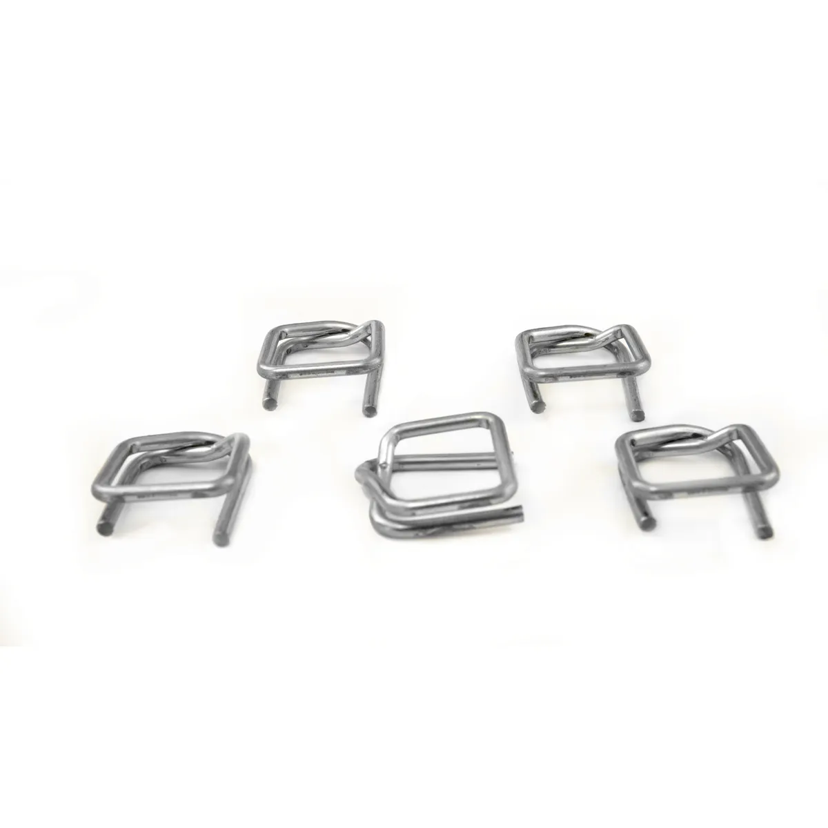 Catarame din sârmă zincată pentru bandă din poliester (BUCKLES-13G), 13 mm