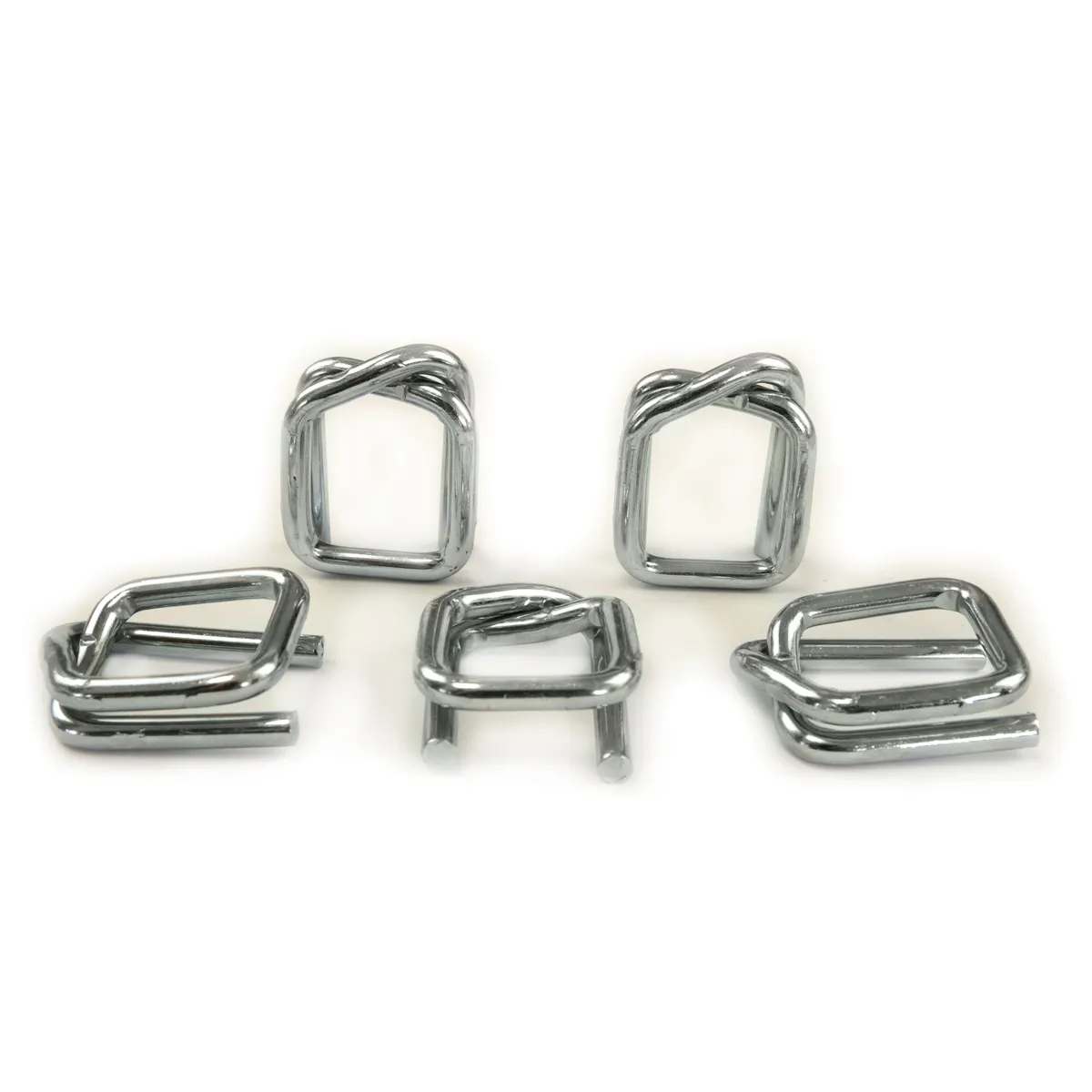 Catarame din sârmă galvanizată pentru bandă de legare din poliester (BUCKLES-25G) 25 mm