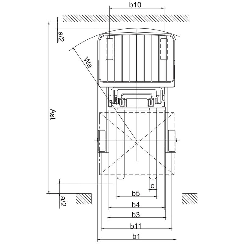 Stivuitor electric cu catarg retractabil REV15SJ – imagine 3